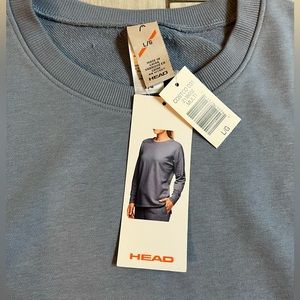 Head Pale Blue Sweatshirt